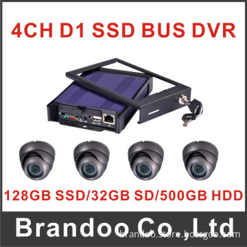 4CH SSD Driver Recorder HD Car DVR + 4 Sony CCD Camera